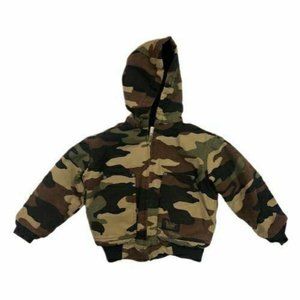 Walls Blizzard Pruf camouflage  hooded coat XS 4/5
